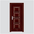 门业图片-JCS10-017 黑梨木套色钢木室内门图片